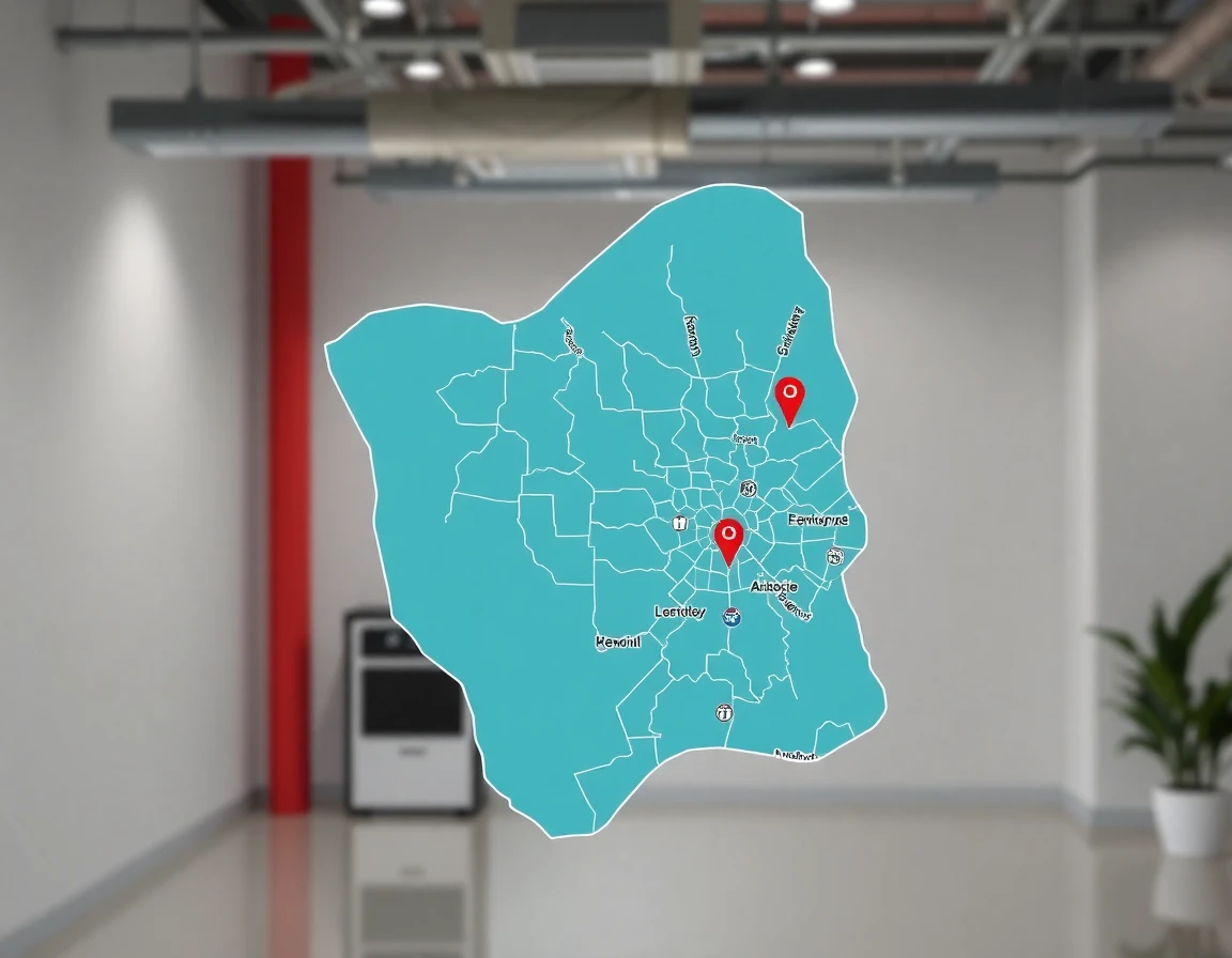 Hvac Service Areas Map
